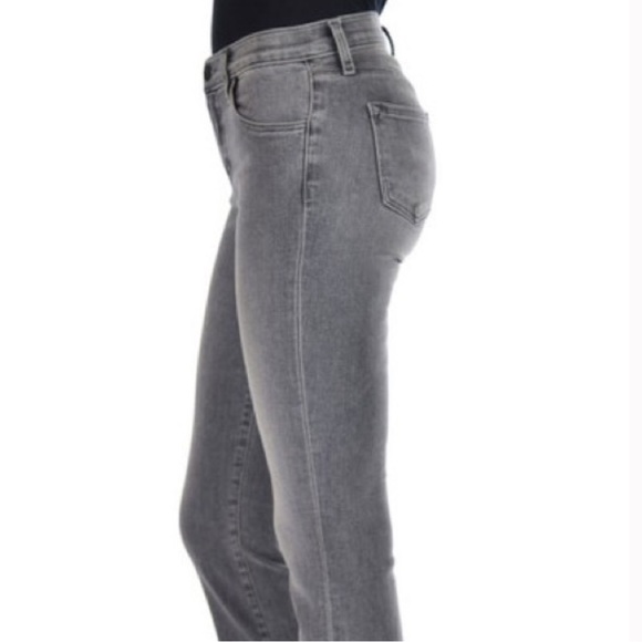 J Brand Selena, Grey, Mid Rise Crop Kick Flare Jeans, 26 - Picture 10 of 11